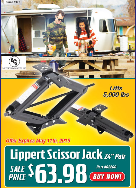 Lippert Scissor Jack - 24" Pair